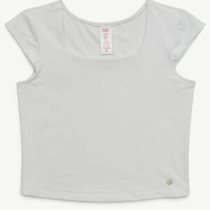 Justice White Short Sleeve Tee